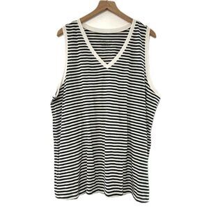 Torrid Green and White Striped Tank Top - Size 2X